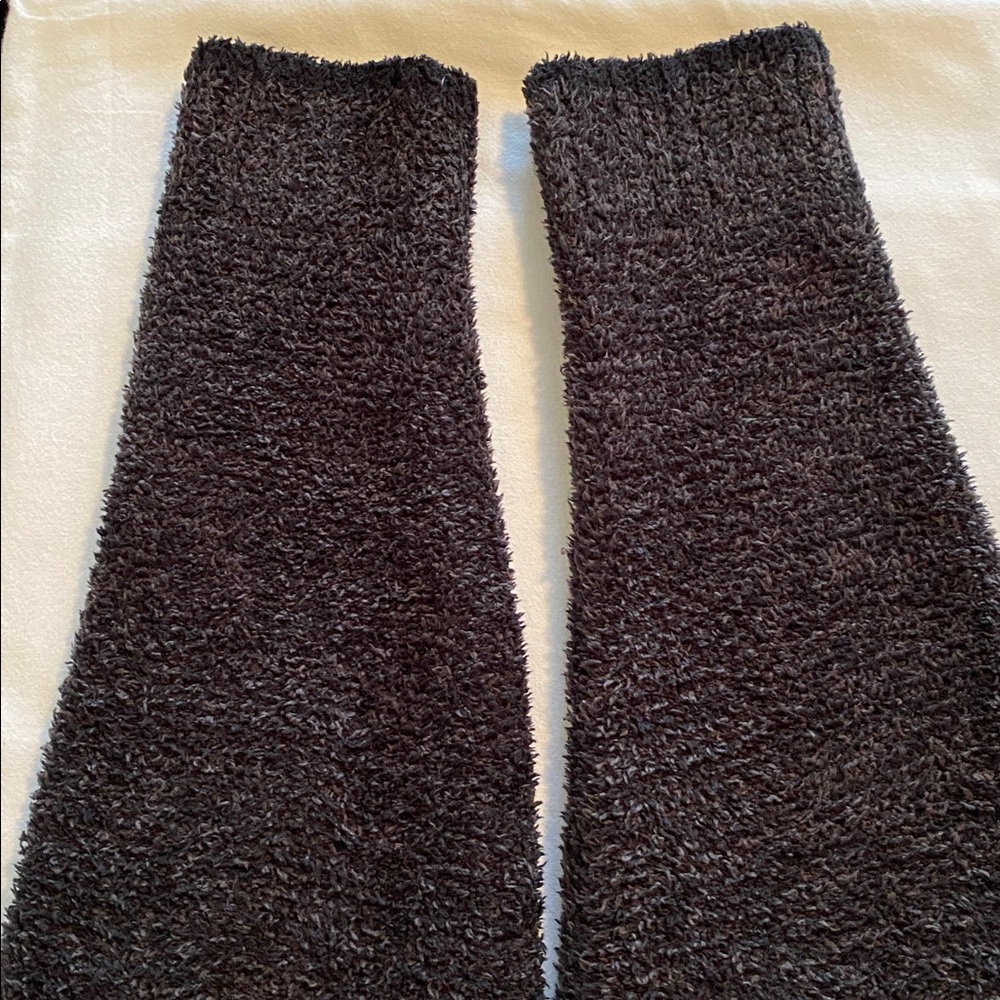 Barefoot Dreams Men's Shawl Collar Cardigan Heathered Carbon and Black Small - Picture 10 of 16